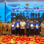 Wesly Bersama Bobby Hadiri Akad Massal KUR 800 Ribu Debitur dan Peluncuran KPP se-Indonesia secara Virtual